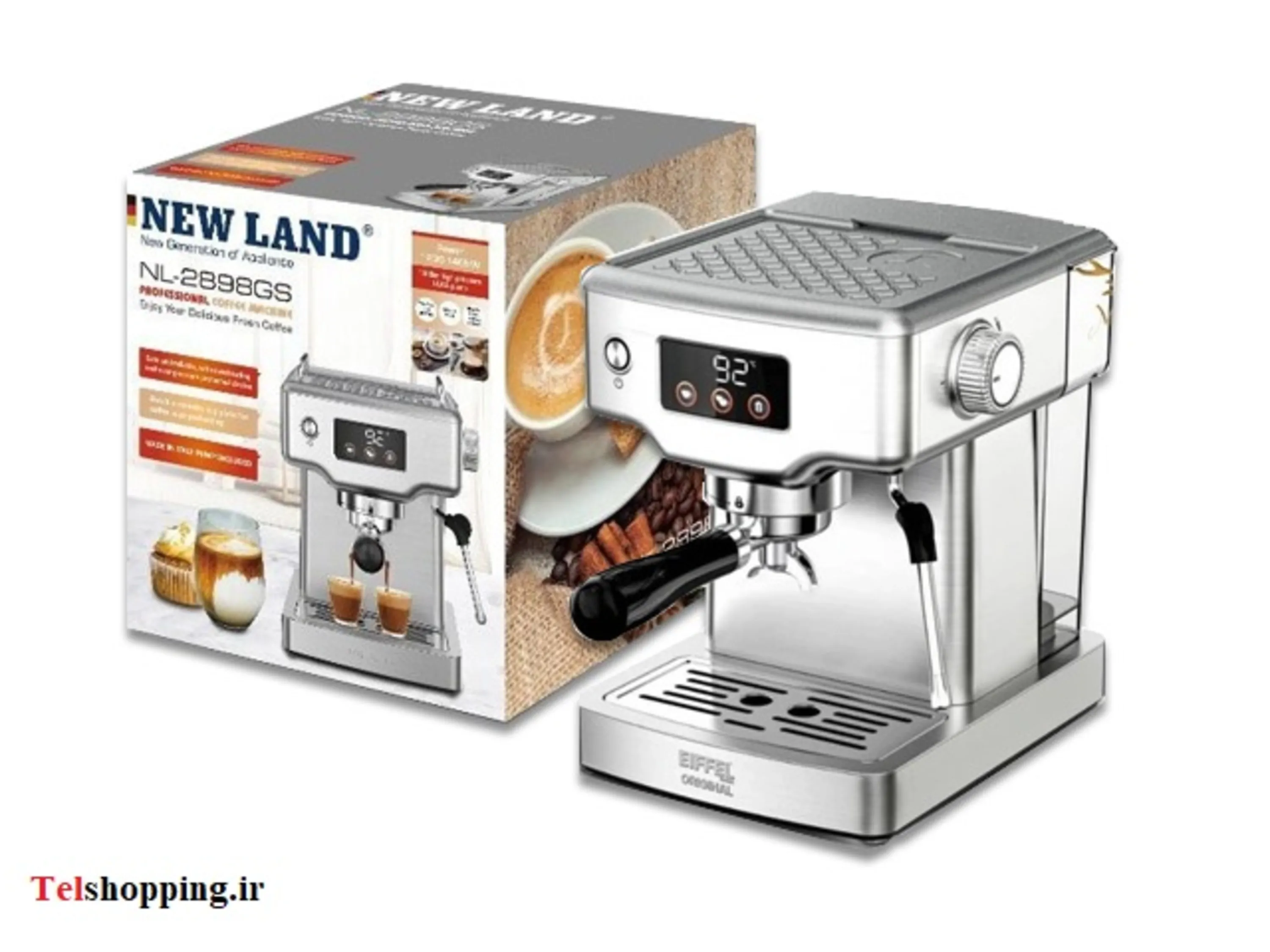 اسپرسوساز نیولند مدل NL-2898GS